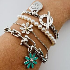 Return To Tiffany Pearl Wrap Bracelet